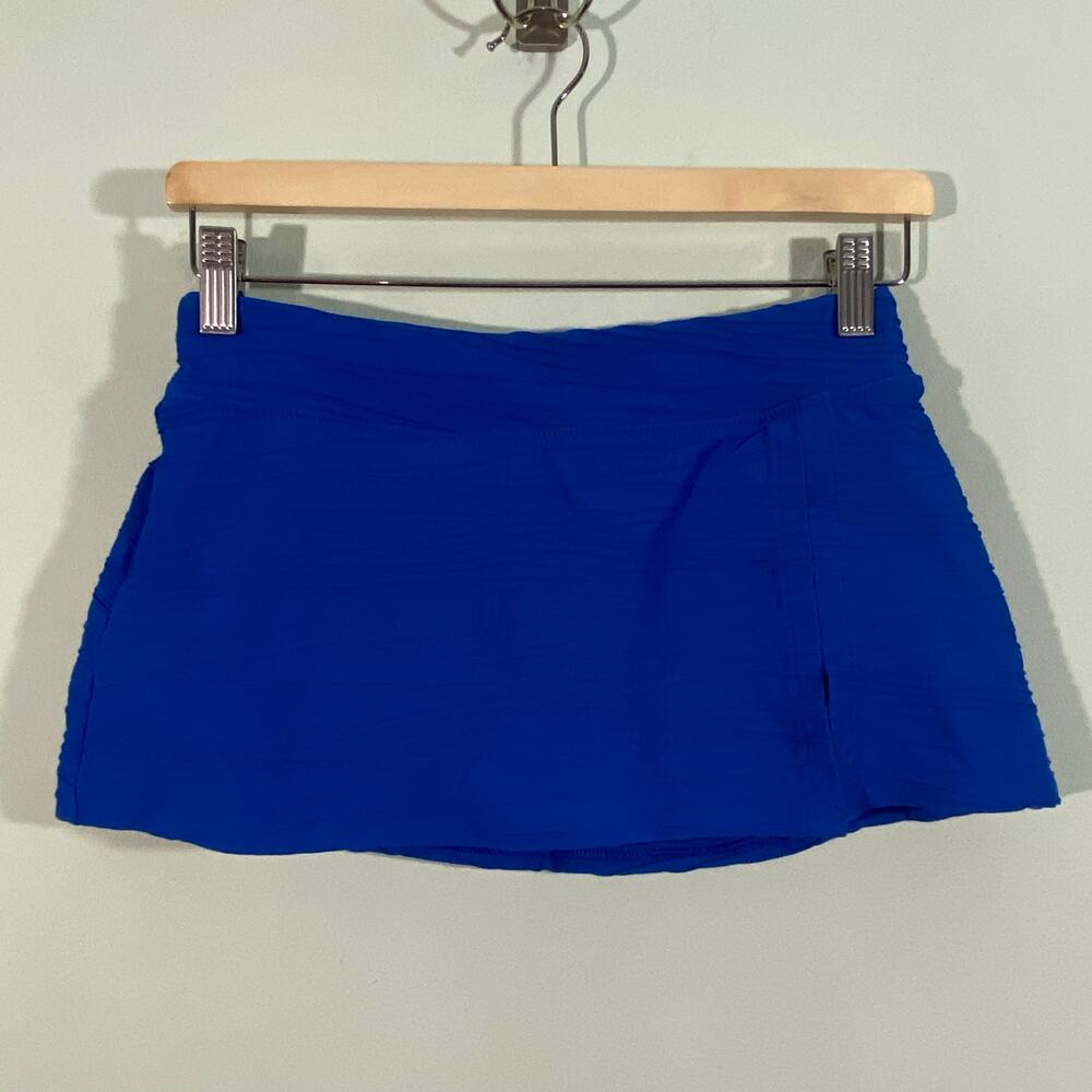 Lands' End Women Royal Blue Low Rise Bathing Suit Bottom Size 2